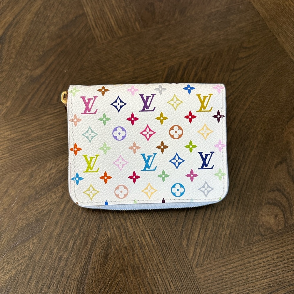 Louis Vuitton Multicolor Murakami Zippy Coin Purse like new
